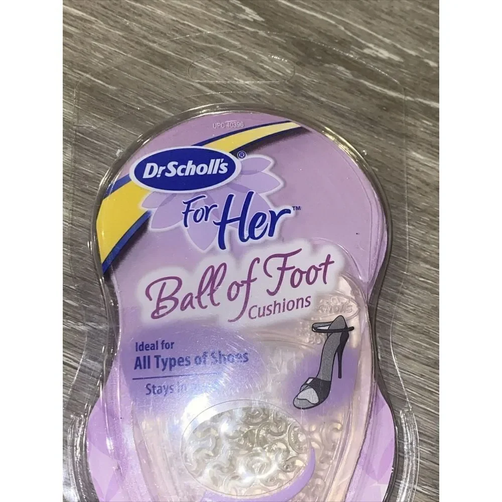 *NEW IN PACKAGE Dr Scholls for her ball of foot cushions one pair-MASSAGING GEL